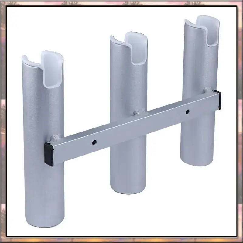 Baaz rack de vara de pesca montado na parede marinha, rack de vara de pesca de conexão tubular, rack de vara de pesca de iate marinho