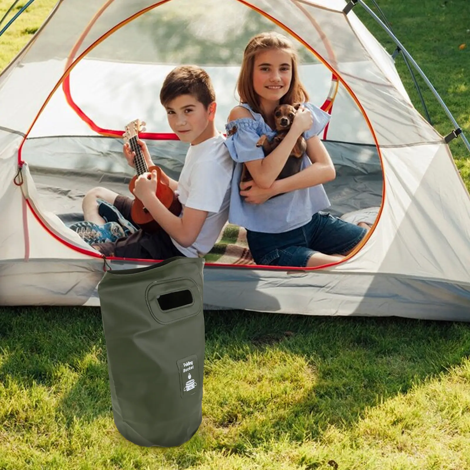 

Складное многофункциональное ведро для воды, портативное, для кемпинга, рыбалки, хранения, складной таз для мытья и хранения