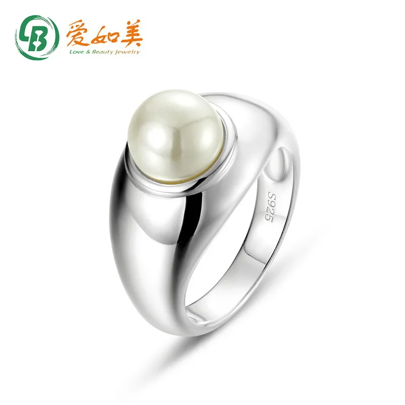 

Minimalist and Fashionable Shell Bead Ring 18K Gold PT950 Platinum Silver Plated 7-layer Gold Ring with Niche Design Bracelet