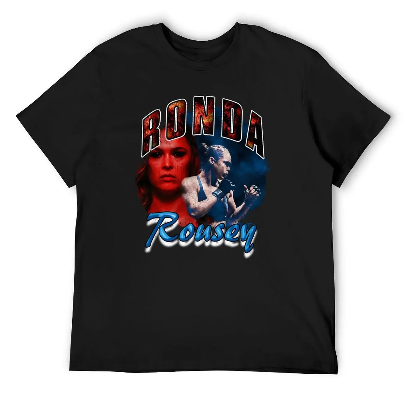 Ronda Rousey Vintage Rap Style (Rowdy Rousey) T-Shirt cotton graphic tees tees man clothes vintage t shirt men