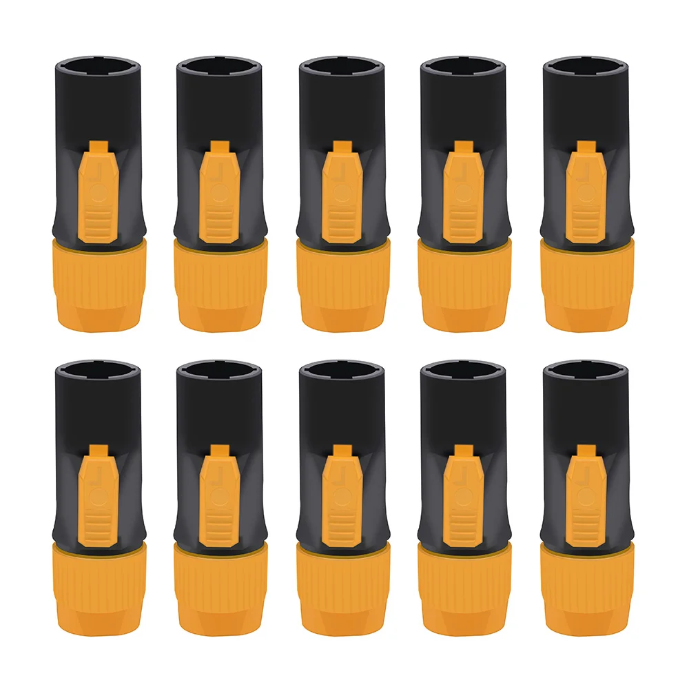 10 Stück neue IP65 wasserdichte Verriegelung PowerCon-Chassis-Anschlüsse NAC3MPX oder NAC3MX-W + NAC3FPX + Powercon True Connector NAC3FX-W