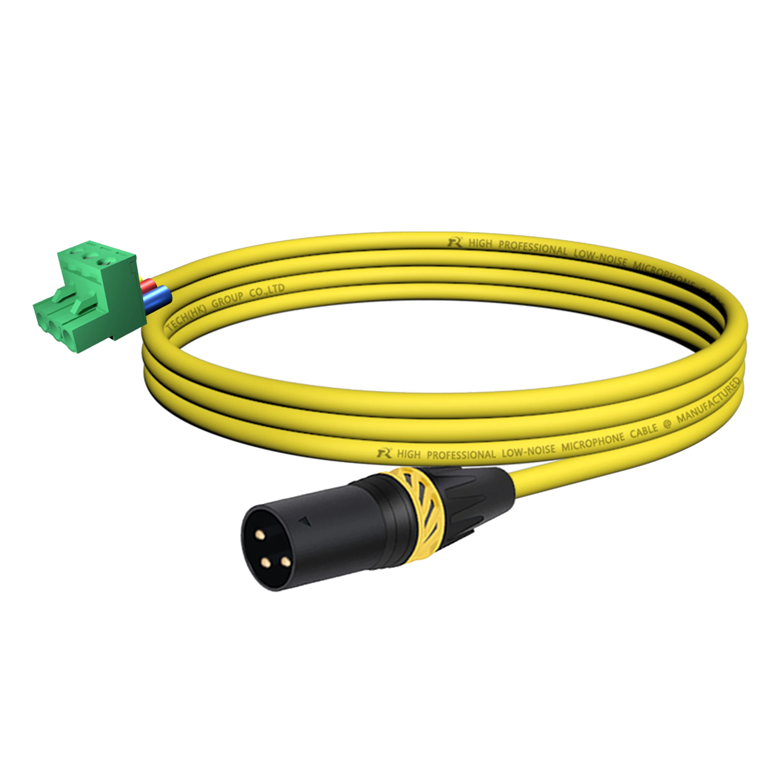 XLR zu Phoenix Kabel, Geräuscharmes 3-Pin XLR Buchse und Stecker zu PHX3M/2EDG 5.08 PCB Schraubklemmen-Adapterkabel mit Sicherem Endgriff – Detail 10