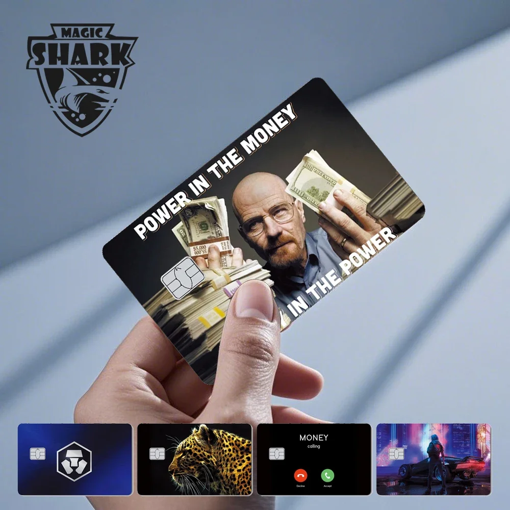 حار بيع التنين ليوبارد المال التنين موجة الكتابة على الجدران ماتي PVC لا تتلاشى الجلد ملصق فيلم لبطاقة الائتمان الخصم