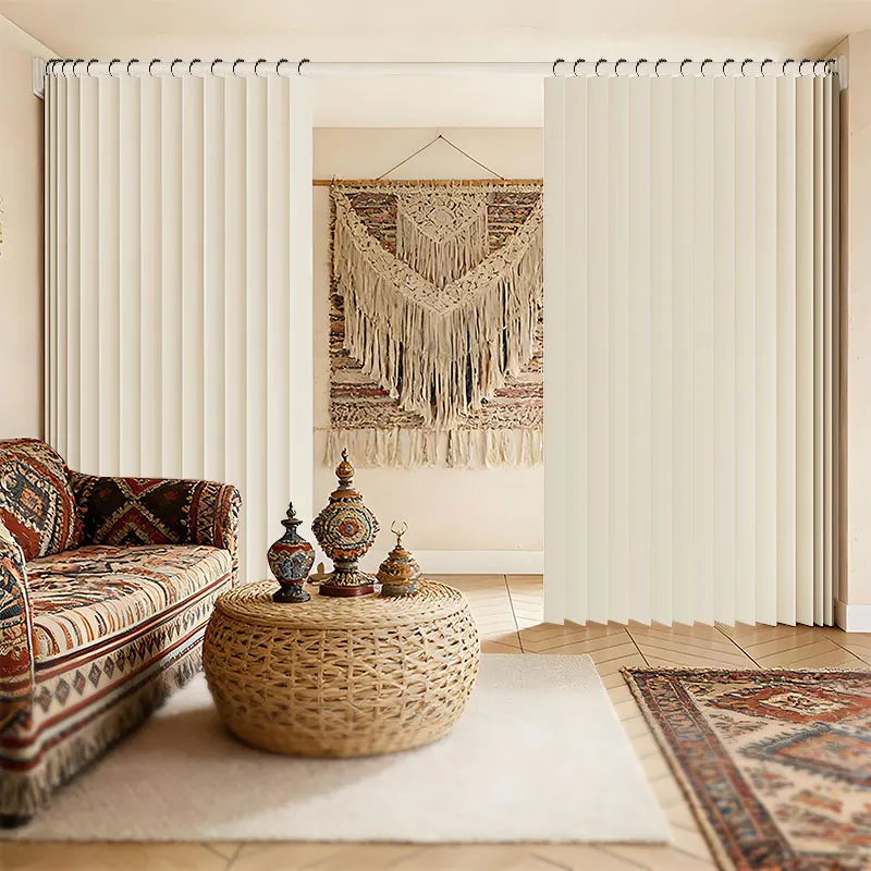 No Drill Frosted Divider Curtain Soft Glow with Hooks for Study Tea Room Homestay Easy Install Lightweight Drape No Cling