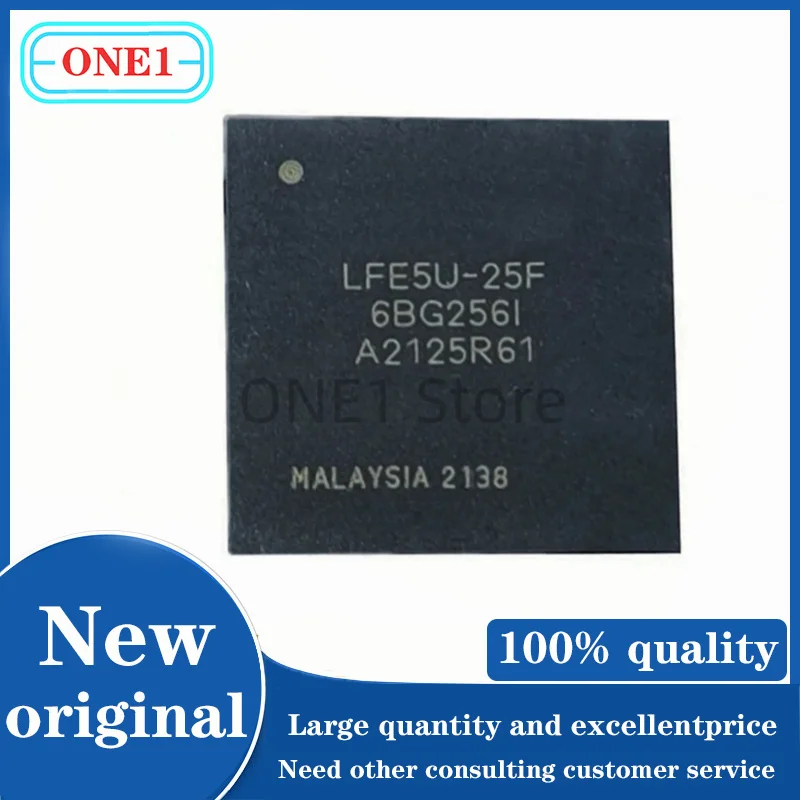 1PCS/lot New original LFE5U-25F-6BG256I 24000 6000 BGA-256 Programmable Logic Device (CPLDs/FPGAs) ROHS