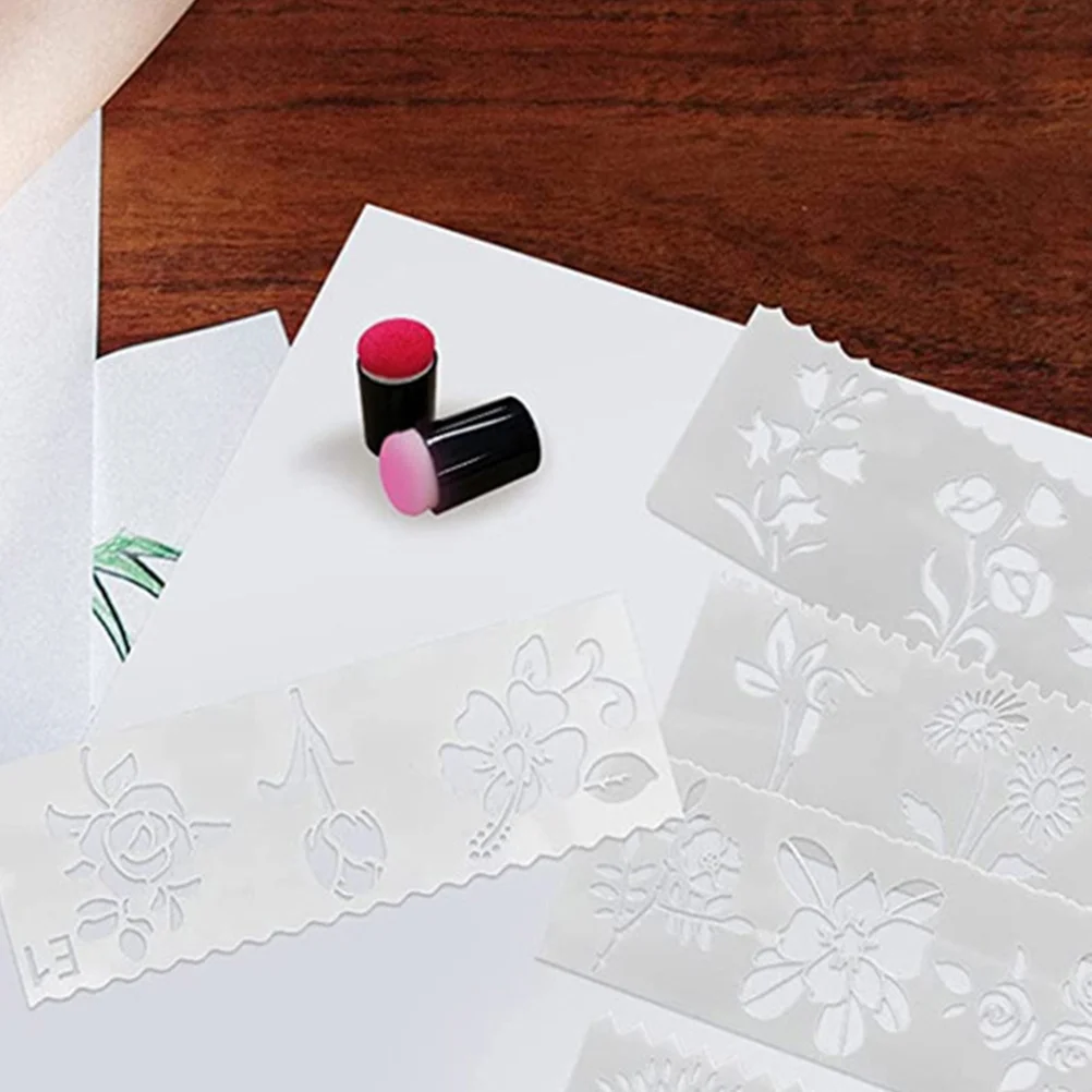 

8pcs Finger Sponges Soft Reusable Sponge Daubers For Kids Diy Painting Art Craft Watercolor Blending Tools Texture Coloring