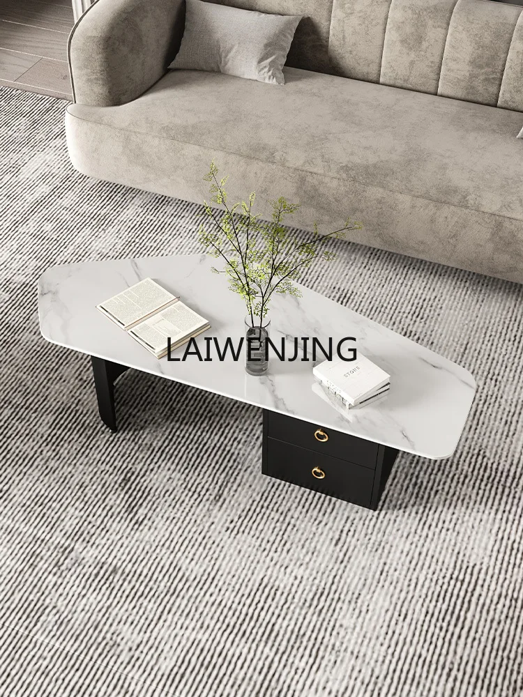 MJY light luxury rock slab special-shaped simple creative living room home irregular table