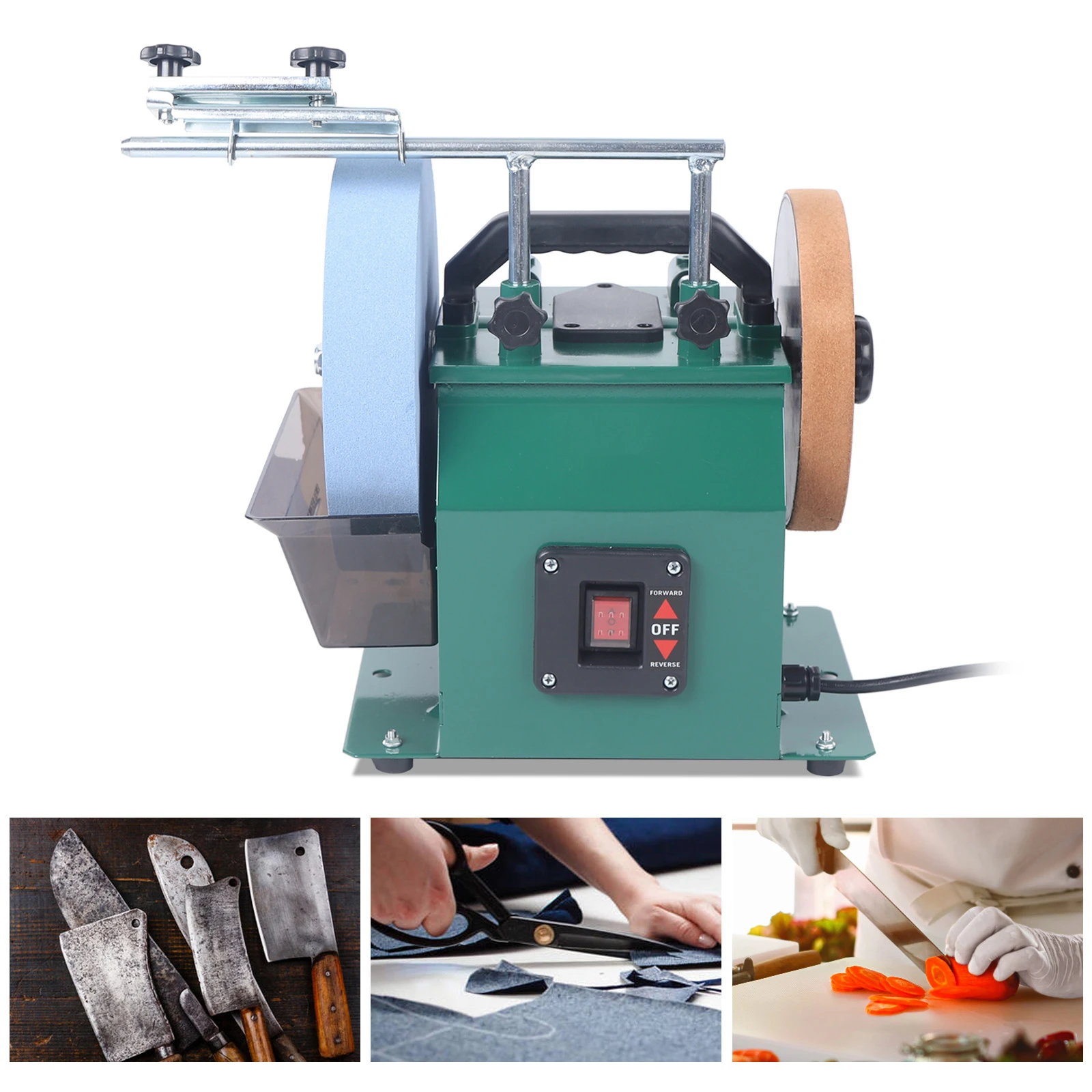 Electric blade Sharpener Water-Cooled Grinder Low Speed Grinding Machine W/10