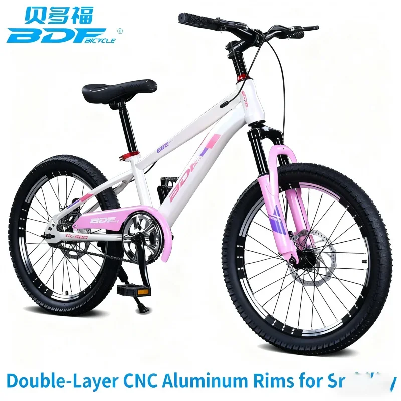 

BedoBDF Unisex Children's Bicycle 16-20-22 Inch Mountain Bike Guardian Pink Wholesale Kids Bike for Boys And Girls