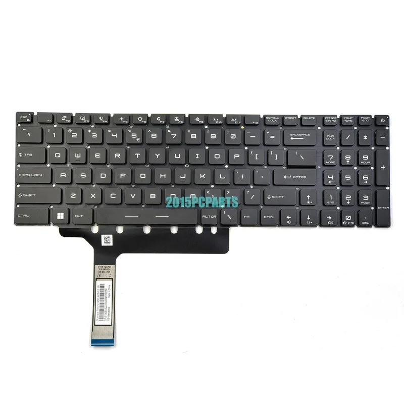A+New for MSI GE76 Raider 10UG 10UH 11UG 11UH GP76 Keyboard Per-Key RGB Backlit US