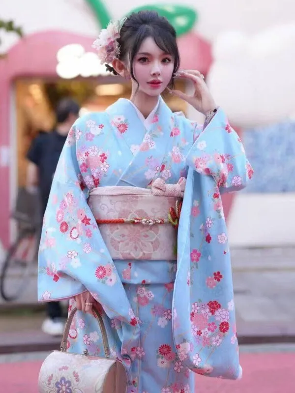 New Sle Outdoor Photoaphy Selfie Studio Kimono Dr Fre Blossom Firework Design Studio Lighting Costume Girls Dr