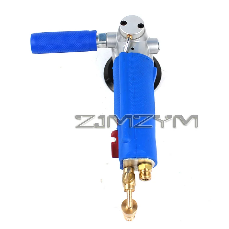 3 Inch Air Pneumatic Sander Water-filled Mill Wet Polisher Machine for Marble Quartz Stone Polishing, Air-moving stone grinder