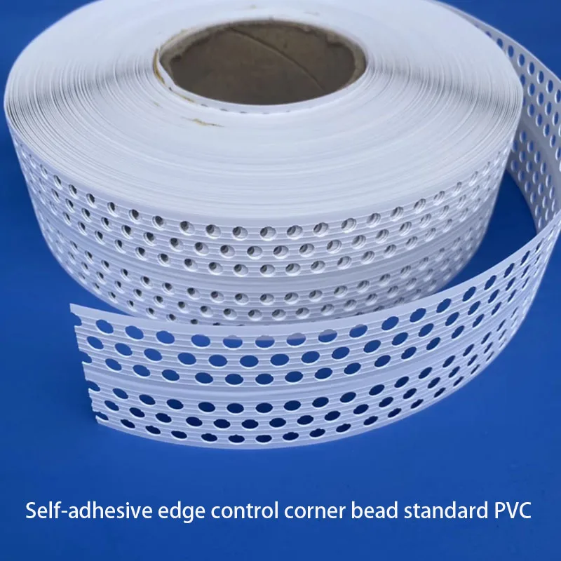 multipurpose using 40M Self-adhesive edge control corner bead standard PVC built for joints corner DIY Repair Patch Wall