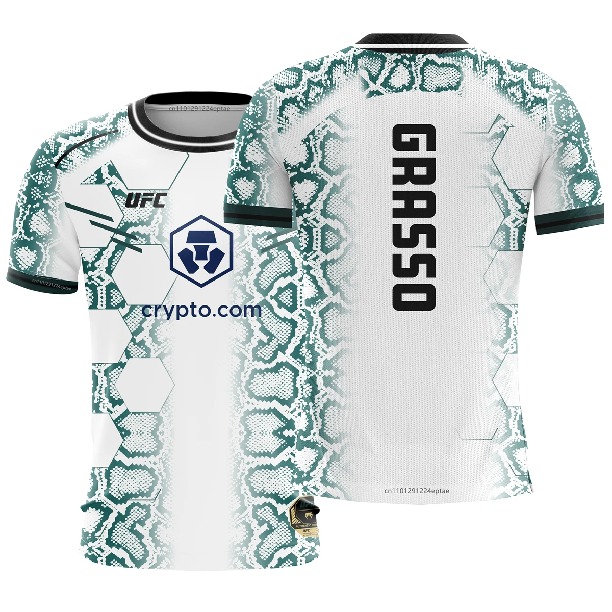 Camiseta UFC Fight Night Competition Alexa Grasso para hombre, ropa deportiva, entrenamiento de artes marciales mixtas, camisetas de manga corta, Top transpirable para hombre