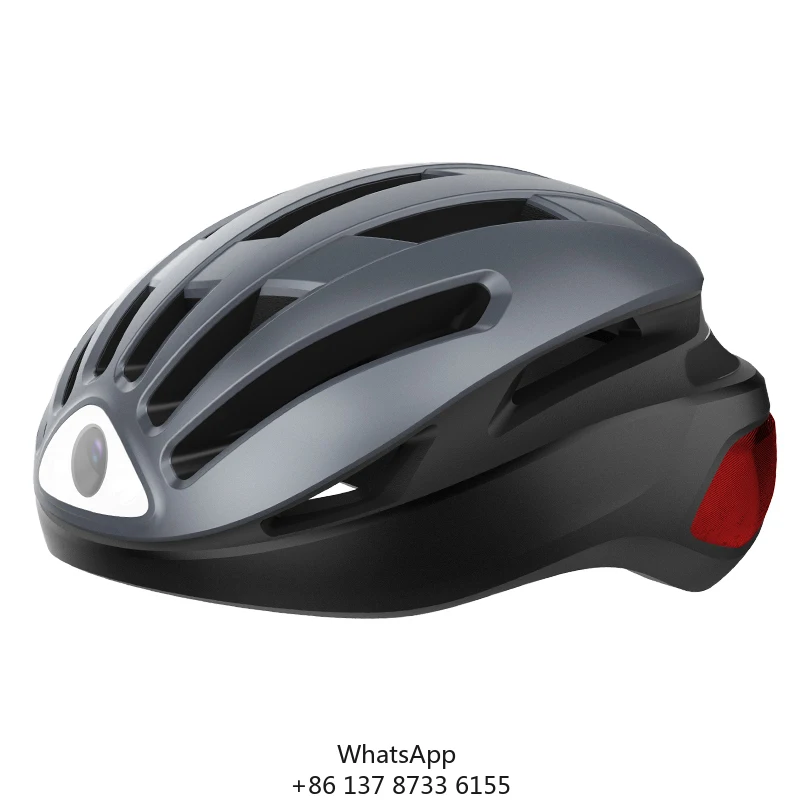

New Smart Helmet With 4K UHD Camera & BT WIFI Remote Control Functions & Head Light Turning Trail Lights Helmet For Bicycles