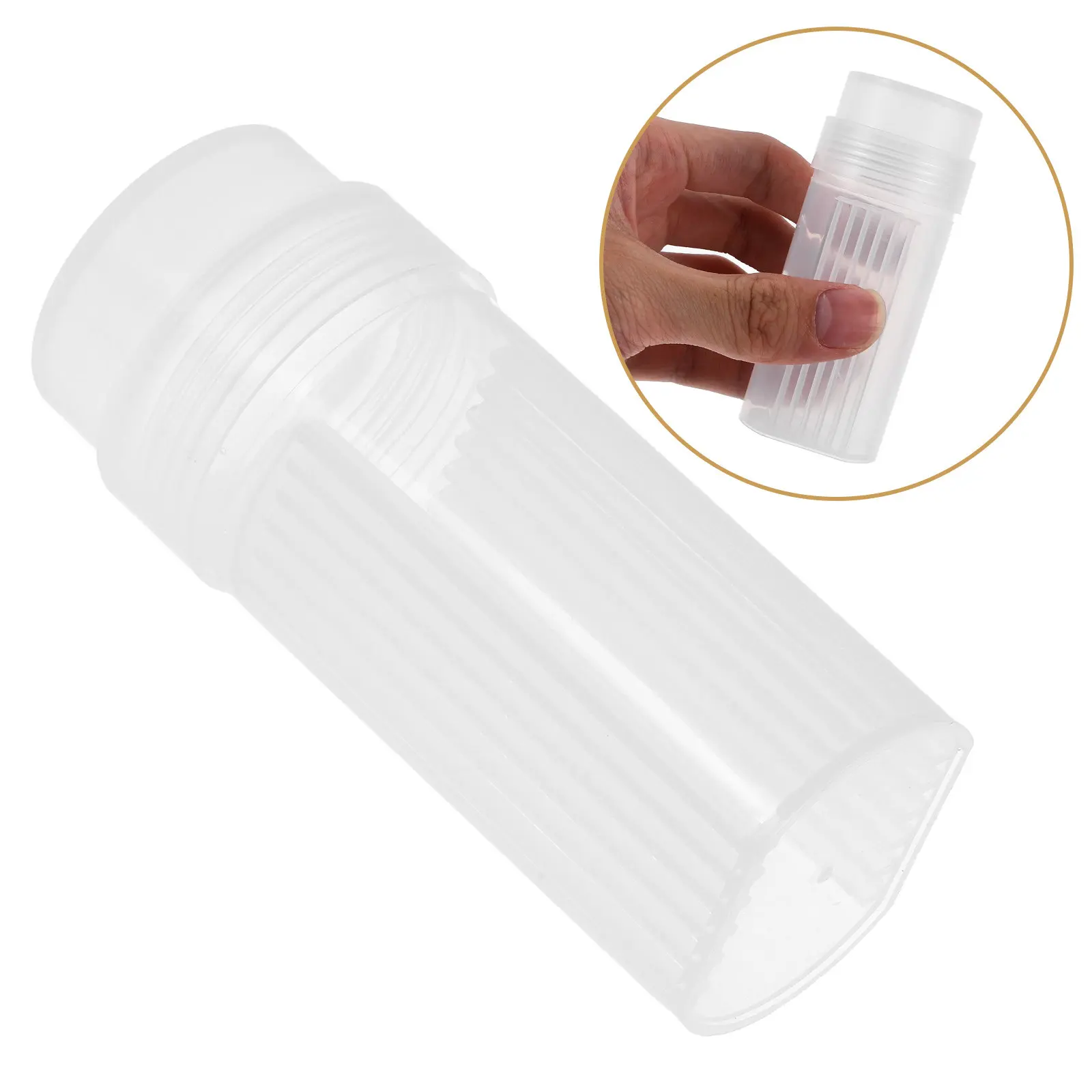 Plastic Staining Container Circular Slide Jar Microscope Holder Slides Coplin Jars