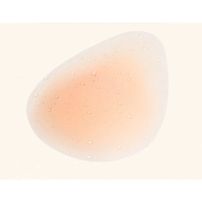 Silicone Breast Patch Ultra-thin Non-inductive Invisible Non-marking Breast Patch Anti-sagging Teardrop-shaped Breast Patch