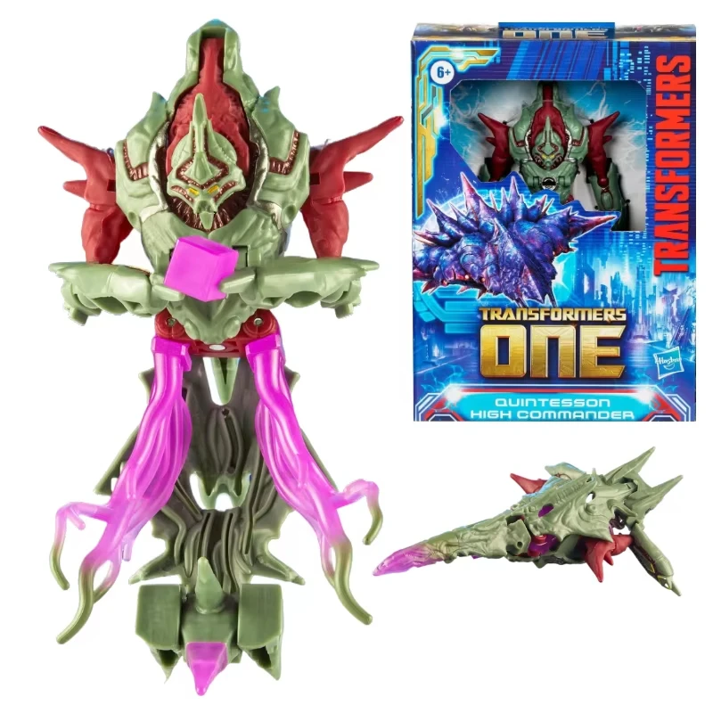 Transformadores uma origem filme quintesson alto comandante deluxe classe anime brinquedos figura de ação modelo colecionável brinquedo presente