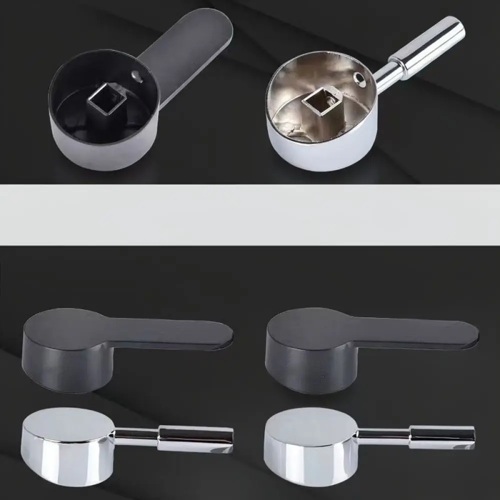 Universal Faucet Switch Handle Replacement Black Mixer Tap Lever Basin Sink Shower Repair Accessory Modern Style Steel Tool
