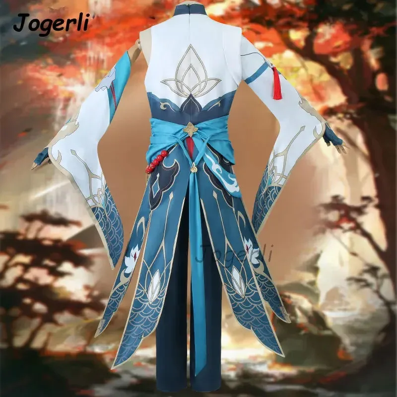 

Jogerli Game Honkai Star Rail Dan Heng костюмы для косплея аниме ролевая игра Coser древние китайские стили костюм парик