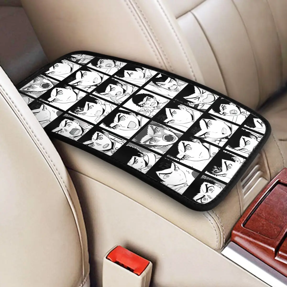 

Ishimaru Manga Collection Poster Car Accessories Car Handrail Box Cushion Custom Print Non-slip Car Armrest Cover