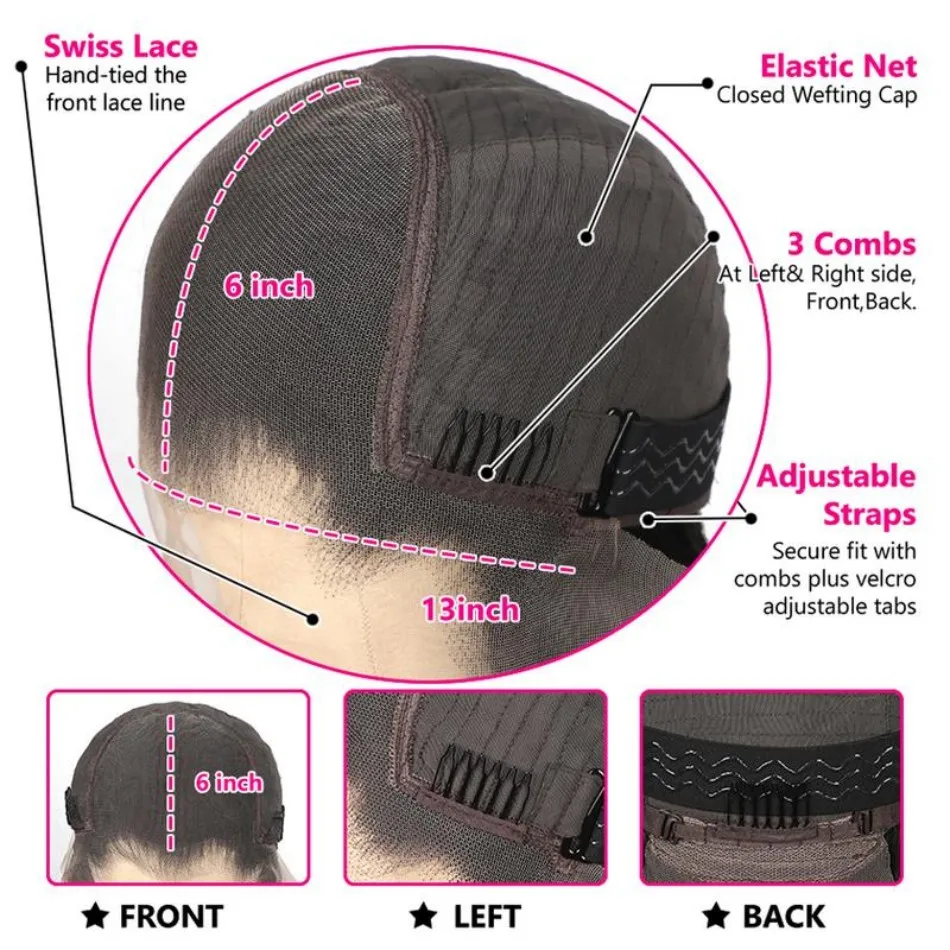 الشوكولاته البني 13X6 خصلات الشعر المستعار الإنسان Hd الدانتيل موجة عميقة شعر مستعار أمامي البرازيلي مجعد الملونة خصلات الشعر المستعار الإنسان 230 الكثافة للنساء