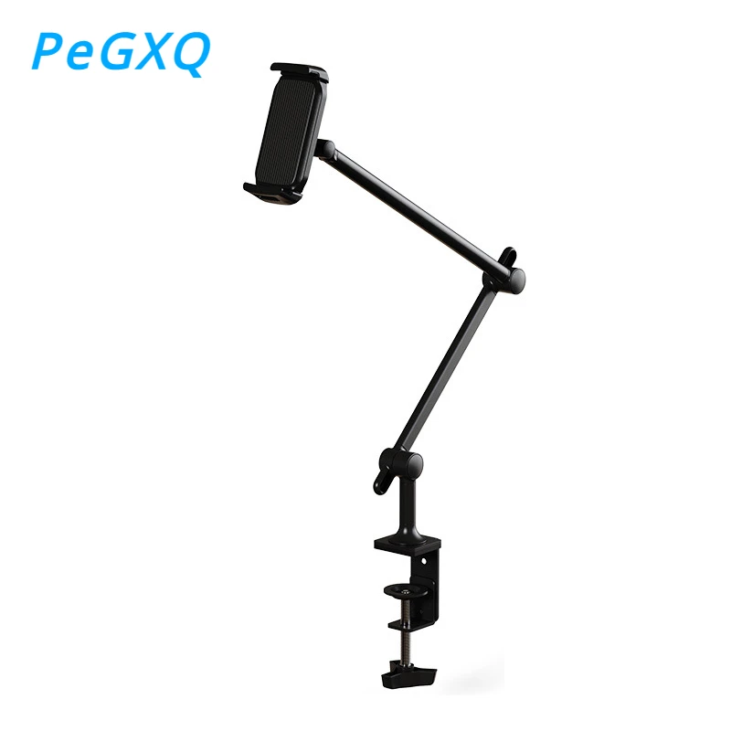 

360° Cantilever Metal Tablet Desk Mount Desk Holder, Three-arm Suspension Adjustment, Suitable for 4.7-13inch Ipad,iphone,switch