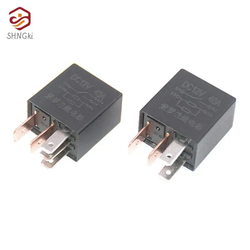 1pcs Car Relay DC 12V 40A Rated Current 1NO 1NC SPDT 4/5 Pins Car Automotive Alarm Relay 40 Amp Wholesale Dropshipping