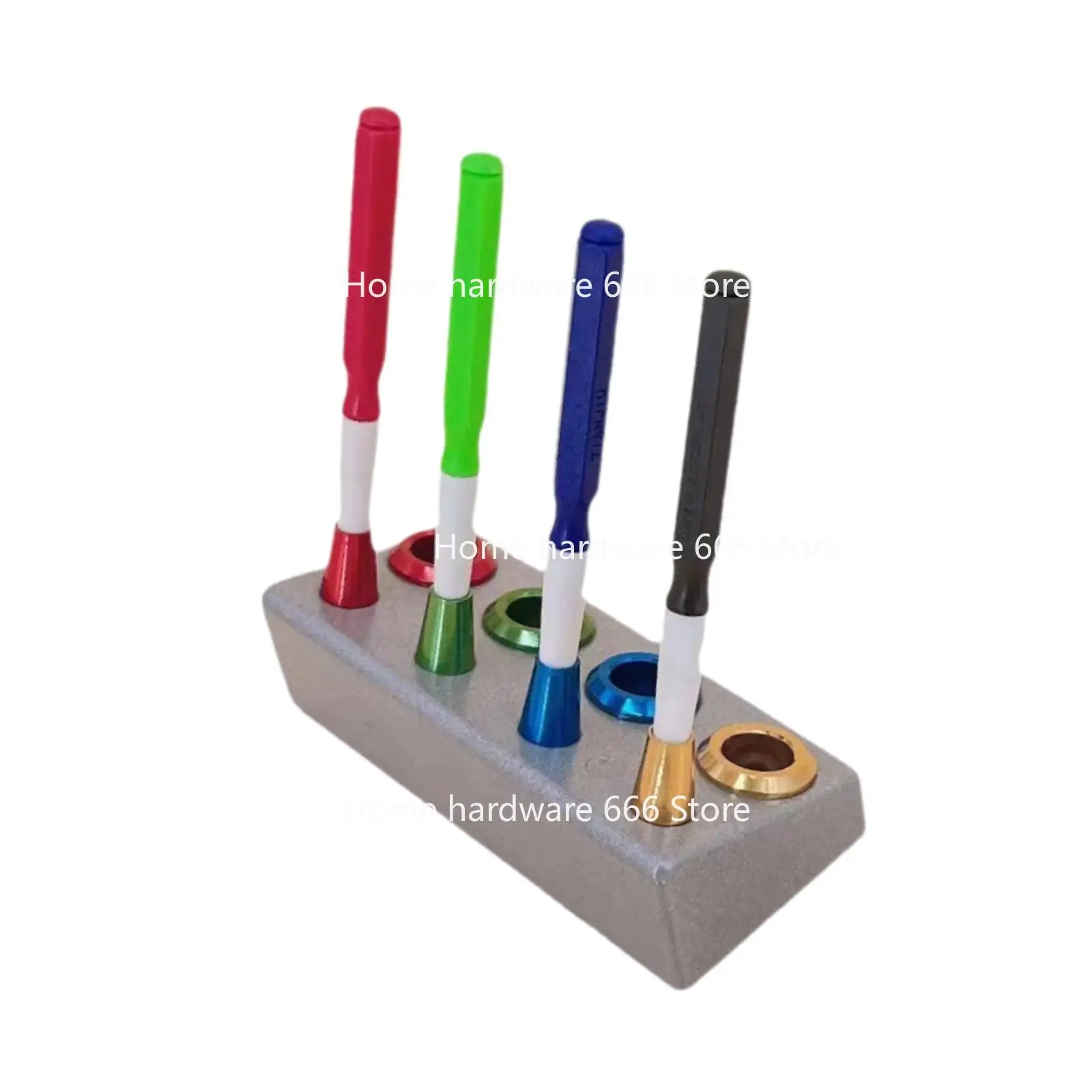 

Инструменты для ремонта часов: металлическая подставка для масляных ручек, четыре элемента для украшения подставки для масляных ручек, а также четыре ручки-аппликатора в подарок.