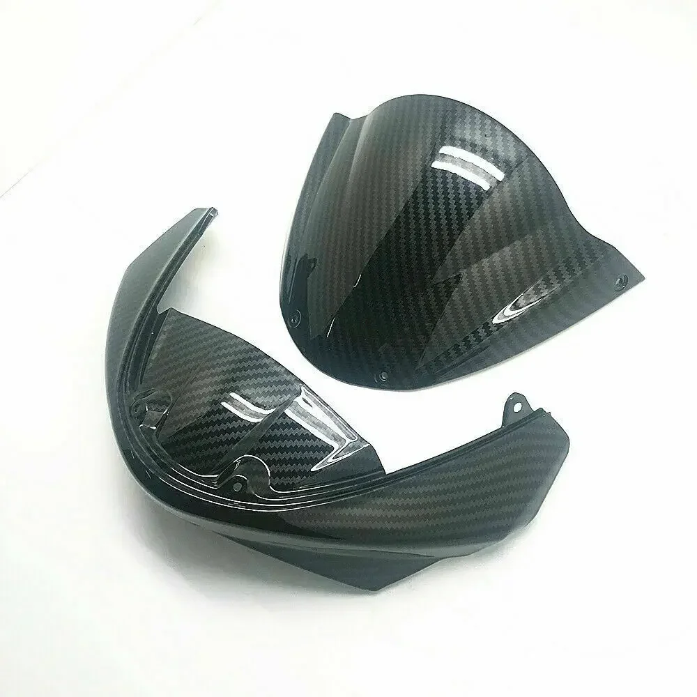 

Hydro Dipped Carbon Fiber Finish Upper Front Cowl Nose Fairing Windscreen For Ducati Monster 696 796 1100 1100S 1100EVO