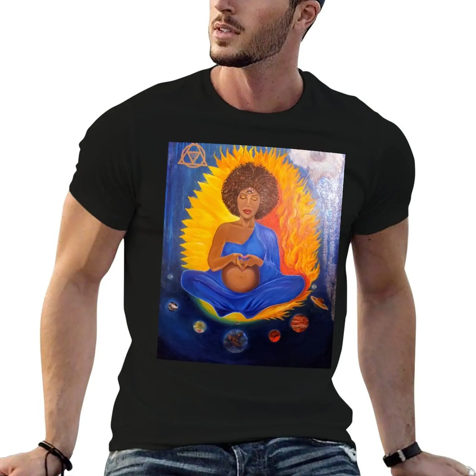 The Divine Feminine T-Shirt Work Basic Short Sleeve Top