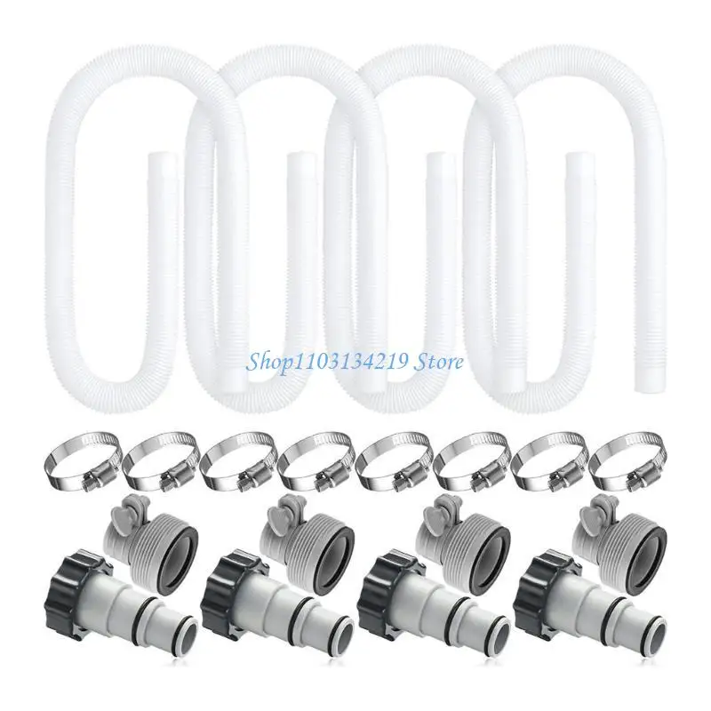 N5KC White Pool Replacement Hose Versatile and Long lasting Suitable for All Filter