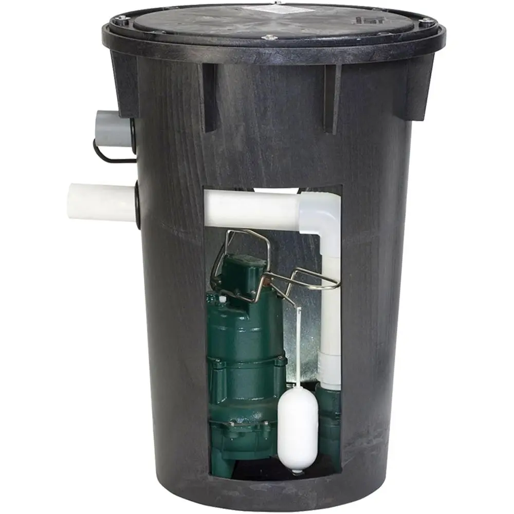 

4/10 HP Sewage Pump and Basin System