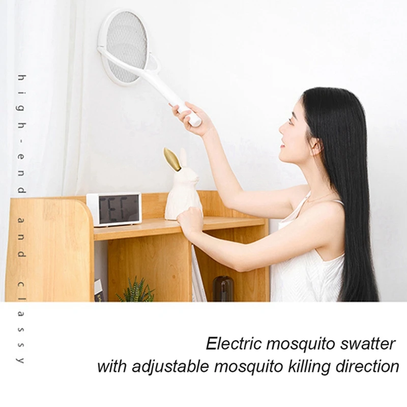 Multifunções Mosquito Swatter Lamp, Fly Bug Lamp, ângulo ajustável, 5in 1, 3500V