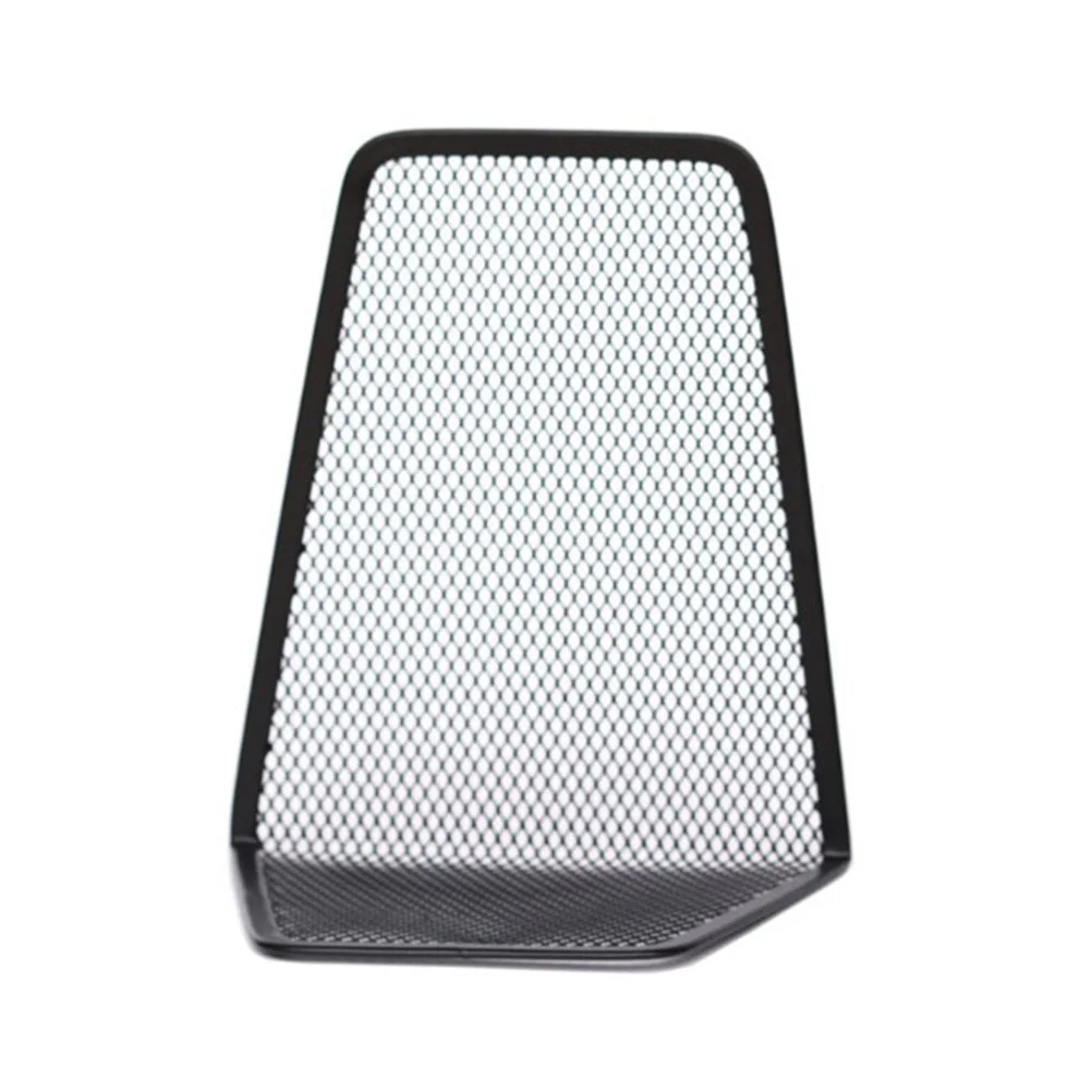 

2pcs Metal Mesh Book Stand Iron Frame Bookshelf Organizer Black Space-Saving Desktop Storage Rack For Home Office Decor Iron