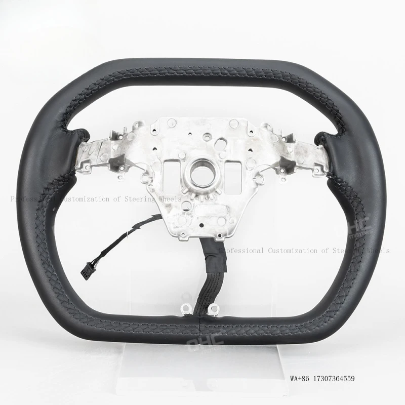 Suitable for 25-26 Tesla Model Y steering wheel upgrade to full leather heated cybertruck steering wheel modification