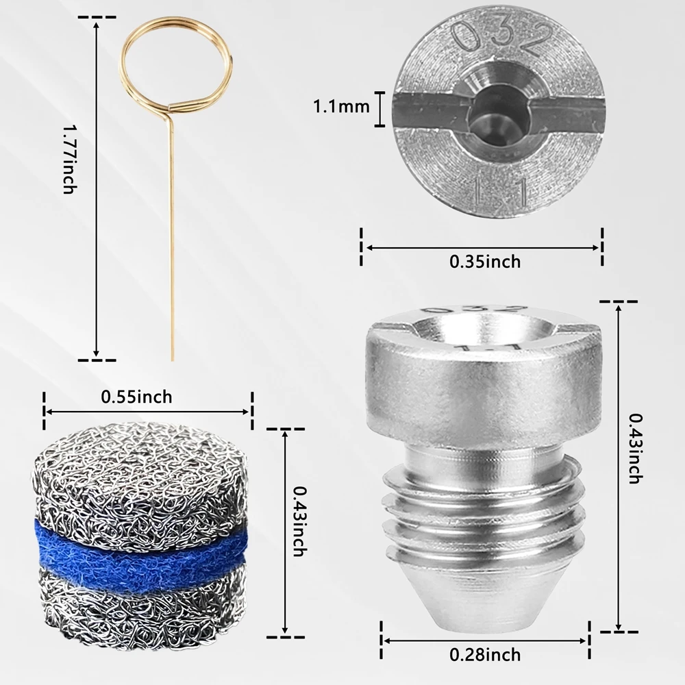 Imagem -02 - Espuma Canhão Orifício Bocal Dicas e Espuma Maker Filtro de Malha Gerador de Espuma para Lavagem Automotiva 0.9 mm a 1.4 mm Novo