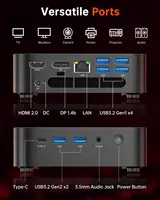 ACEMAGIC AMD Ryzen 5 7430U Mini PC 16GB LPDDR4X RAM 512GB SSD Windows 11 Pro Small Form Factor Computer WiFi 6 Triple Display PC 6