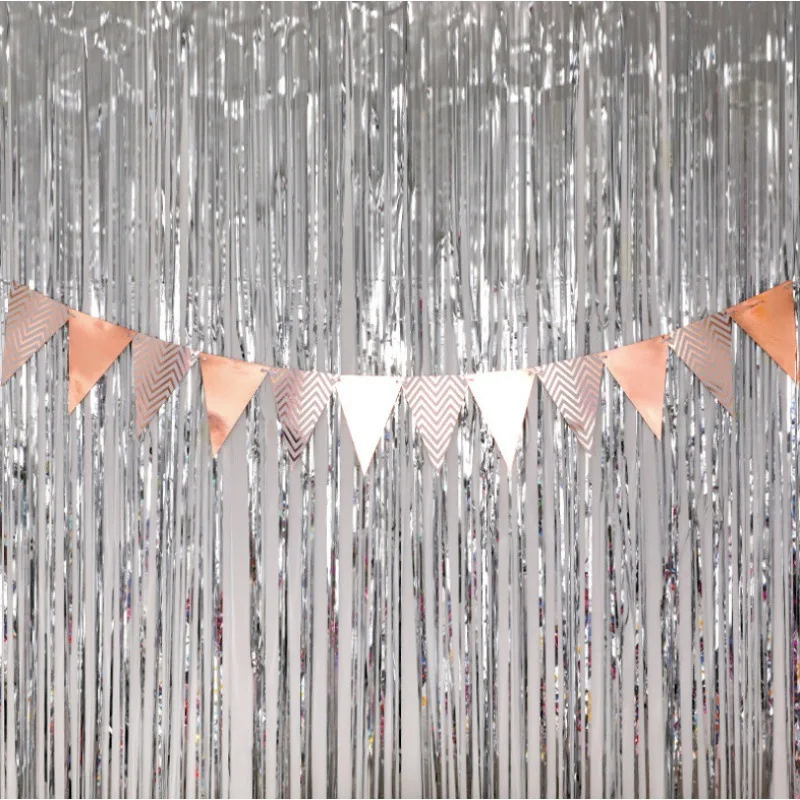 5 m Roségold-Dreiecksflagge, Papier, Buchstabe „Happy Birthday“, Party-Layout, Fischschwanz-Flagge für Hochzeit und Festival, Raumdekoration – Detail 4