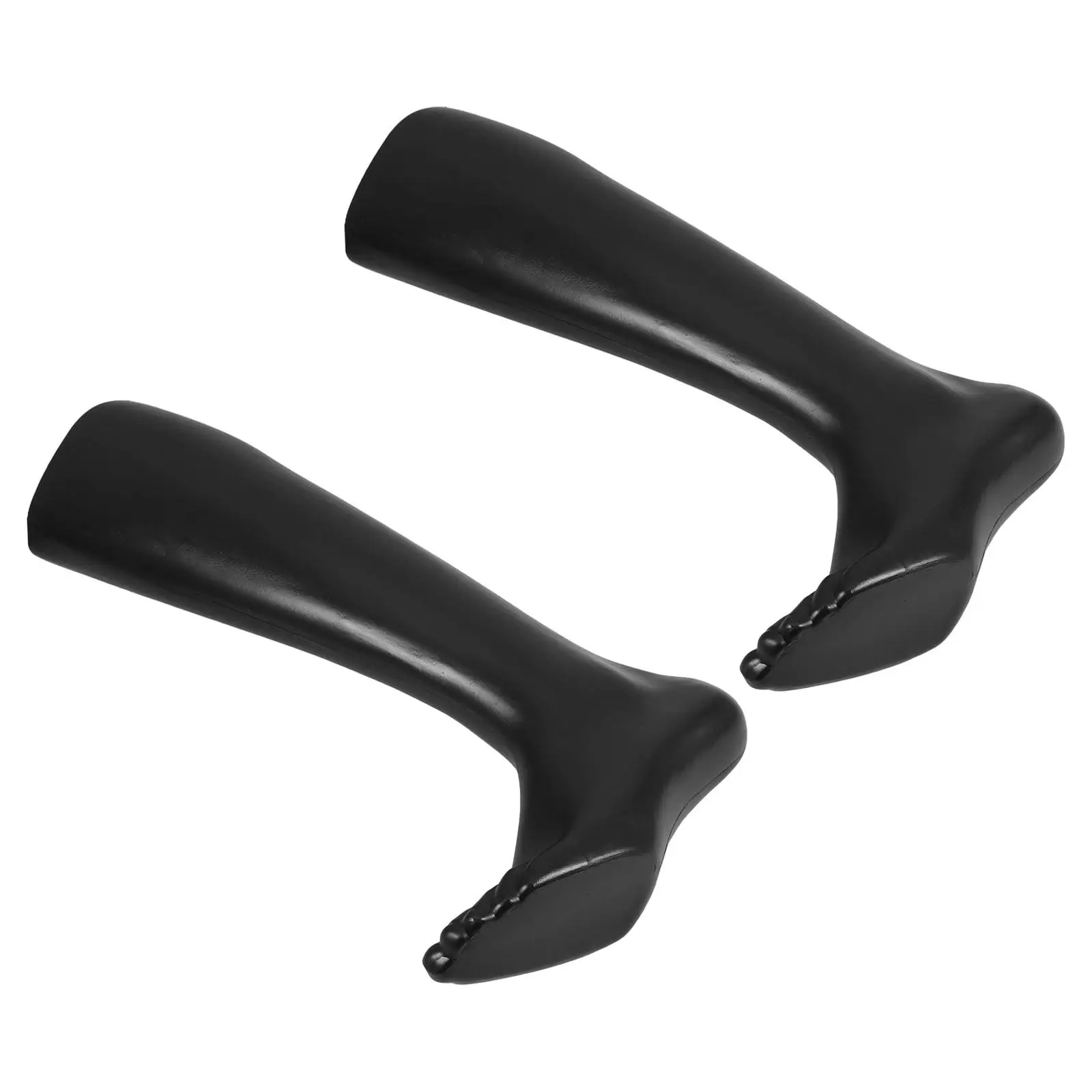 

2Pcs Plastic Foot Mannequin Sock Display Foot Shaped Stand Universal Fit Realistic Appearance Stable Base for Long Socks