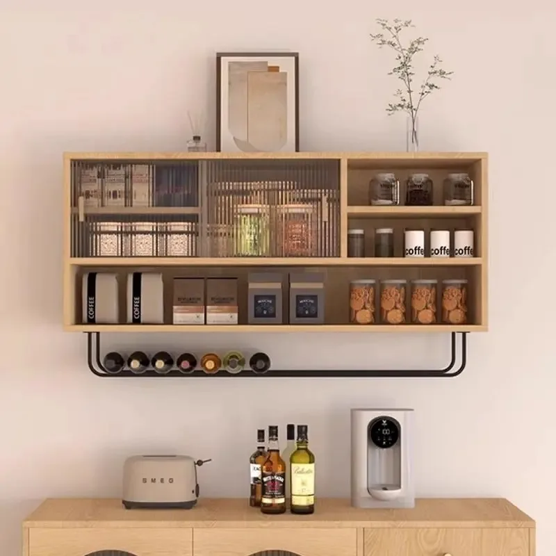 dining room wall-mounted locker wall cabinet dining side wall cabinet storage cabinet kitchen wall nailing