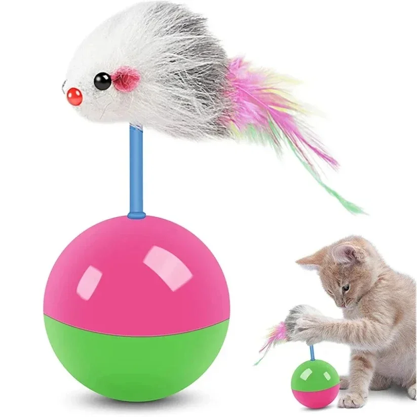 Neues Katzenspielzeug-Set: Interaktives Maus- und Nicht-Wendemäuse-Set für Haustiere – Spaß und Leichtigkeit für Katzen und Hunde