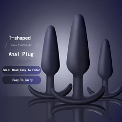 S/M/L Sexy Toys Anal Plug Butt Vibrator Women/Men Soft Silicone Erotic Anal Plug Training Adults Sex Toys for Couple Women Gay