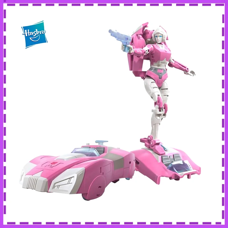 

Hasbro Anime Transformers Kingdom War Cybertron Arcee Deluxe Gifts for Children Guaranteed Genuine Action Figure Model Toys