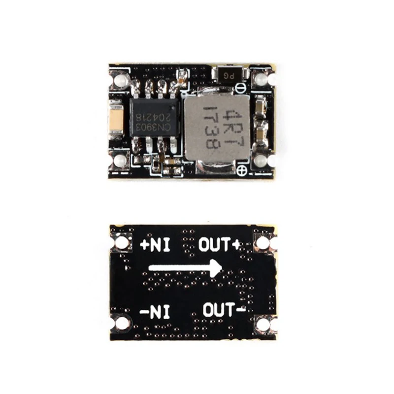 Buck modul papan konverter Step Down, Regulator voltase ukuran Ultra kecil modul Regulator tegangan dapat disesuaikan