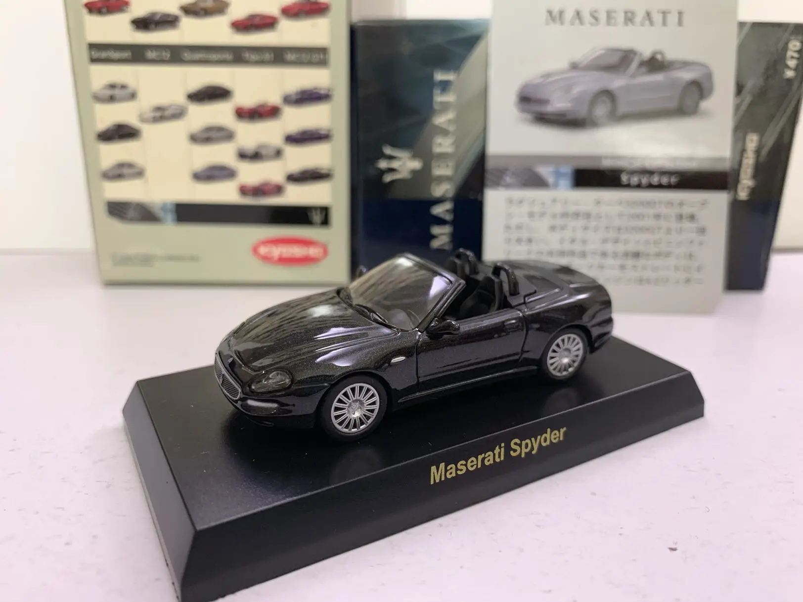 1/64 KYOSHO Maserati Spyder  Collection of die-cast alloy car decoration model toys