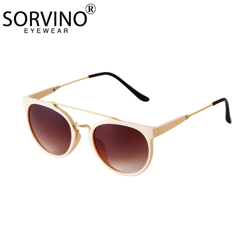 

New Fashion Small Round Sunglasses Trendy Casual Double Nose Women Sun Glasses Men Classic vintage Thin Legs UV400 Sunglass
