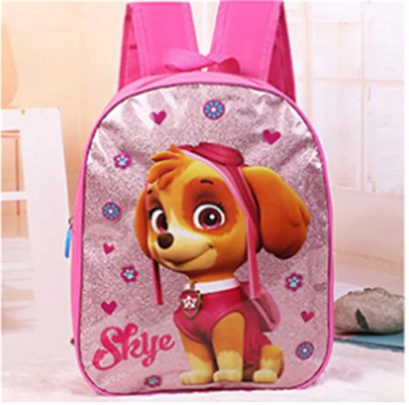 Cartoon Paw Patrol Backpack Puppy Dog Anime Skye Chase Kids Backpack Boys Girls Kindergarten Bag Boy Girls Birthday Party Gift