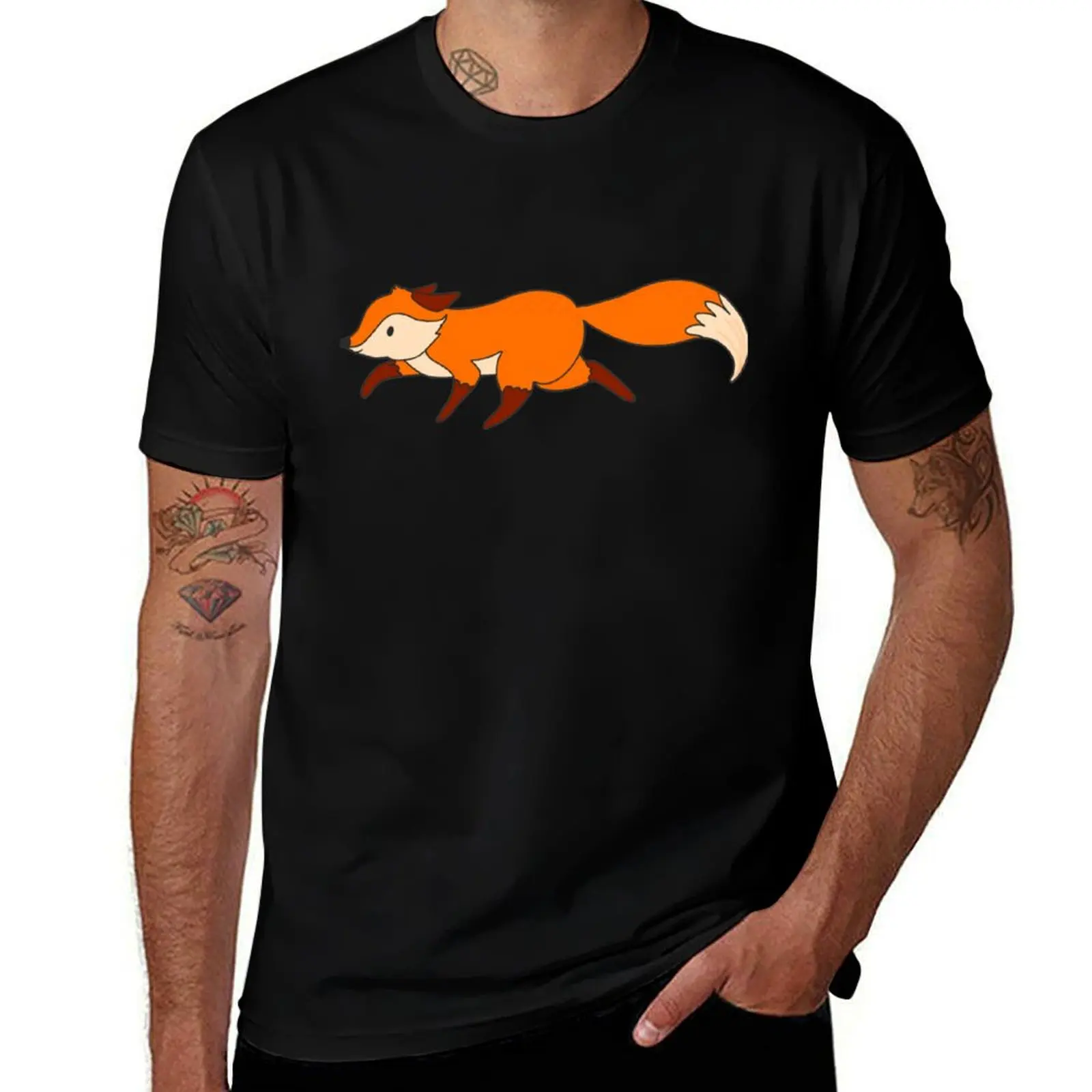

Fox cotton t t cotton high run shirts quality T-Shirt shirts 100%
