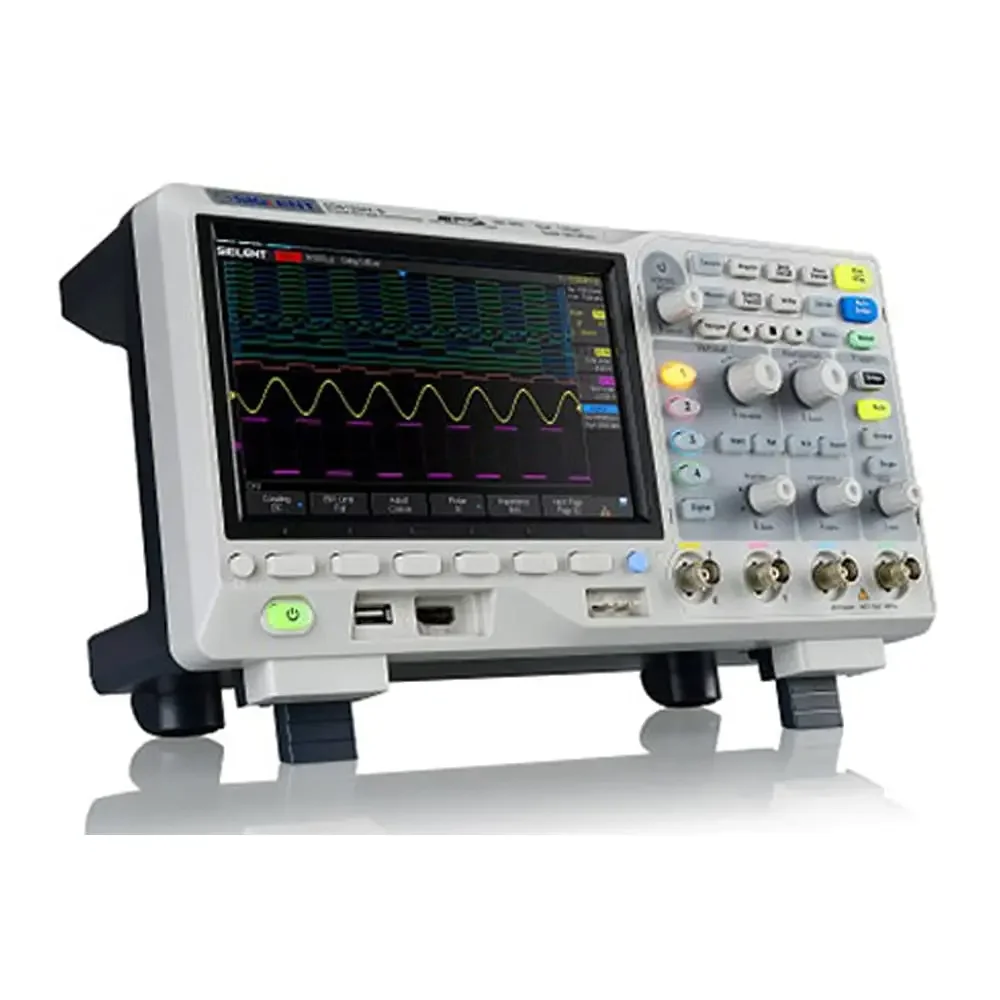 Technologies SDS1104X-E 100Mhz Digital Oscilloscope 4 channels Standard Decoder, Grey,FAST SHIPPING